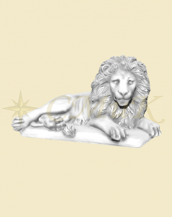 Скульптура лев лежа большой